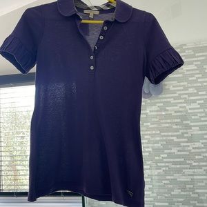 Burberry women polo size small purple